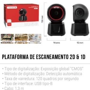 Leitor código de barras TOMATE