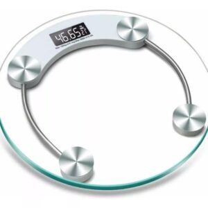 Balança Corporal Digital De Banheiro Até 180kg REDONDA