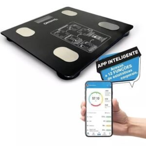 Balança corporal digital Bioimpedância 140KG