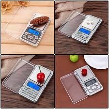 Mini Balança Digital Lcd Alta Precisão Portátil Com Bandeja